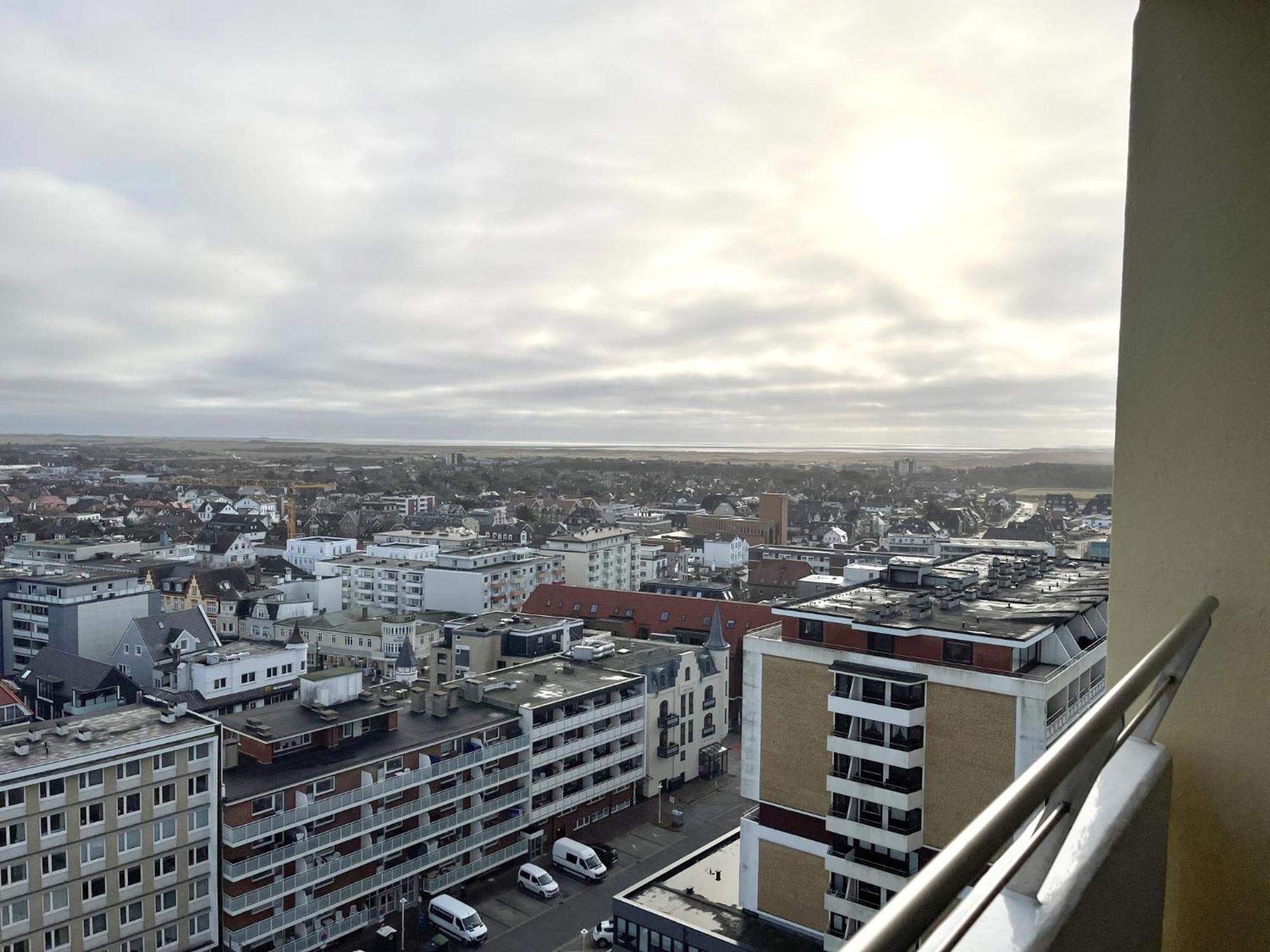 Haus Metropol App 327 Mit Meerblick Und Cityblick 3 Balkone Westerland Buitenkant foto